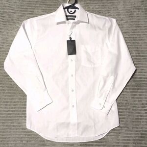 NWT ​Forsyth of Canada Men's White Dress Shirt Wrinkle Free Sz  14 1/2